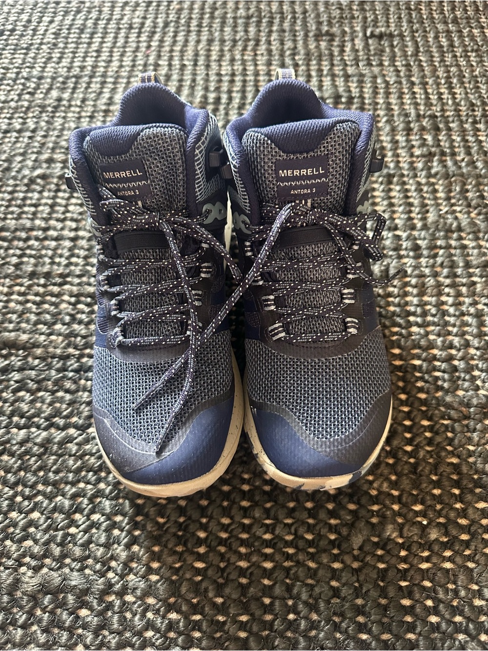 Merrell Navy Blue Antora 3 Trail Sneakers